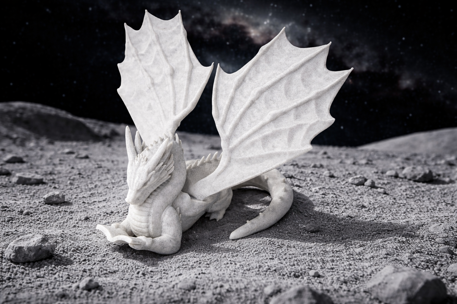 Support Dragon pour smartphone / liseuse / tablette